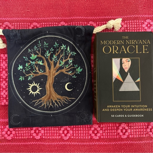 Other - 2 for $50 Modern Nirvana Oracle Deck with Tree Design Pouch